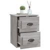 vidaXL Tables de chevet murales 2 pcs sonoma gris 41,5x36x53 cm