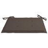vidaXL Chaises Batavia avec coussins lot de 4 Bois de teck solide