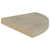 vidaXL Étagères d'angle flottantes 4 pcs chêne 35x35x3,8 cm MDF