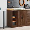 vidaXL Armoire de rangement de garage chêne marron 30x51x85cm bois pin