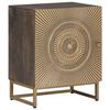 vidaXL Table de chevet faite main Marron caf&eacute; 40 x 30 x 50 cm