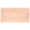 vidaXL Dessus de table 100x50x(2-6) cm bois de ch&ecirc;ne massif non trait&eacute;