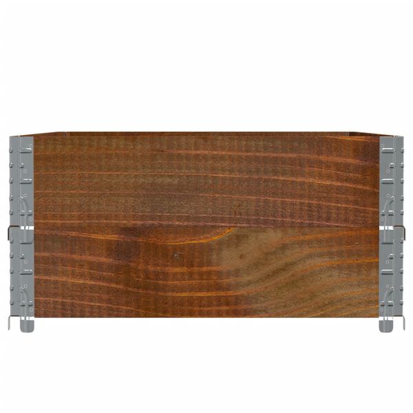 vidaXL Jardini&egrave;re marron 120x80 cm bois massif de pin