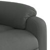 vidaXL Fauteuil inclinable &eacute;lectrique Gris fonc&eacute; Tissu