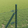 vidaXL Poteau de cl&ocirc;ture. Vert 25 x 0,6 m (mailles de 13 mm)