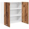 vidaXL Armoire suspendue Bois ancien 80 x 31 x 80 cm Bois d'ing&eacute;nierie