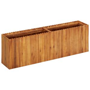 vidaXL Lit sur&eacute;lev&eacute; de jardin 150x30x50 cm Bois massif d'acacia