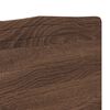 vidaXL T&ecirc;te de lit Ch&ecirc;ne brun 180 cm Bois d'ing&eacute;nierie