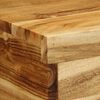 vidaXL Tables de chevet murales 2 pcs bois massif d'acacia
