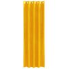 vidaXL Rideaux occultants 2 pcs Jaune moutarde 140 x 225 cm Velours