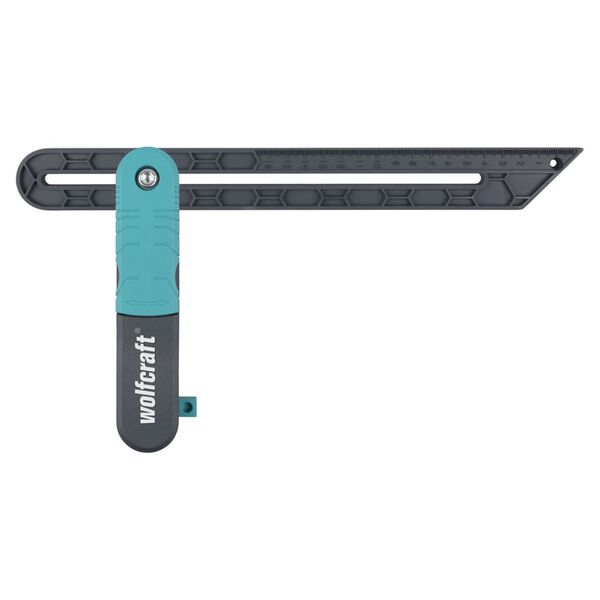 wolfcraft Jauge de biseau angulaire avec fonction de jauge de marquage
