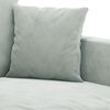 vidaXL Canap&eacute; &agrave; 2 places Gris clair 140 cm Velours