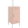 vidaXL Buffets 2 pcs rose 36x39x79 cm acier