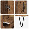 vidaXL Haut Armoire avec tiroir 2 pcs Bois ancien Bois d'ing&eacute;nierie