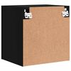 vidaXL Meubles TV muraux 2 pcs noir 40,5x30x40 cm bois d'ing&eacute;nierie
