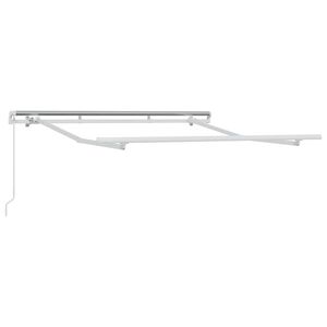 vidaXL Cadre d'auvent Blanc 2,5 x 2 m M&eacute;tal