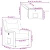 vidaXL Fauteuil inclinable &eacute;lectrique taupe tissu