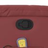 vidaXL Fauteuil inclinable de massage Rouge bordeaux Similicuir
