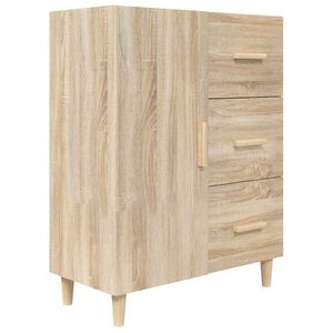 vidaXL Buffet ch&ecirc;ne sonoma 69,5x34x90 cm bois d'ing&eacute;nierie