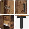 vidaXL Haut Armoire avec tiroir 2 pcs Bois Ancien Bois d'ing&eacute;nierie