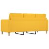 vidaXL Canap&eacute; &agrave; 3 places Jaune clair 180 cm Tissu