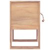 vidaXL Table de chevet 40x30x50 cm bois de teck massif