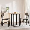 vidaXL Pieds de table &agrave; manger cadre en O 50x40x73 cm acier