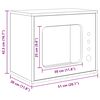 vidaXL Maison pour chat Sonoma 51 x 30 x 42,5 cm Bois d'ing&eacute;nierie