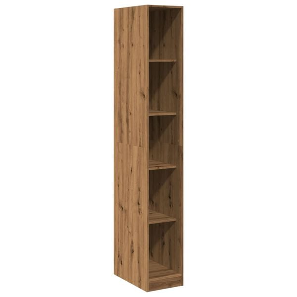vidaXL Garde-robe chêne artisanal 30x50x200 cm bois d'ingénierie