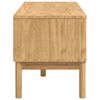 vidaXL Banc de couloir avec tiroir FLORO Cire marron 115 x 40 x 45 cm