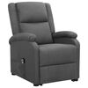 vidaXL Fauteuil Gris fonc&eacute; Tissu