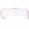 vidaXL T&ecirc;te de lit avec t&ecirc;te de lit Bleu fonc&eacute; 160 cm Velours