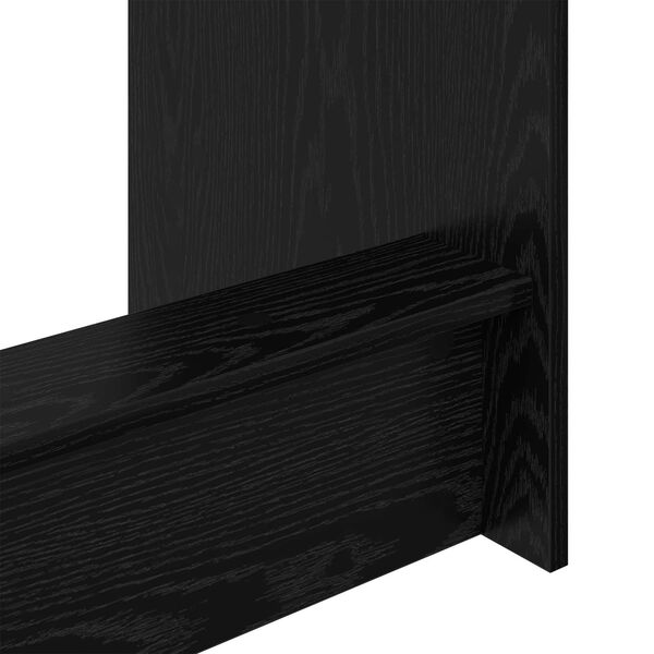 vidaXL Bureau de lit Ch&ecirc;ne noir 100 x 45 x 75 cm Bois d'ing&eacute;nierie