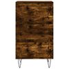 vidaXL Buffet ch&ecirc;ne fum&eacute; 40x35x70 cm bois d'ing&eacute;nierie