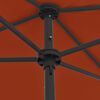 vidaXL Parasol de plage terre cuite 180x120 cm
