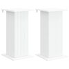 vidaXL Support de Plante 2 pc Blanc 30,5 x 30 x 60,5 cm