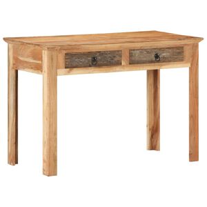 vidaXL Bureau 110x50x75 cm Bois de r&eacute;cup&eacute;ration massif