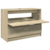 vidaXL Armoire d'&eacute;vier ch&ecirc;ne sonoma 78x37x59 cm bois d'ing&eacute;nierie