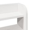 vidaXL Cadre de lit avec t&ecirc;te de lit blanc 135x190 cm bois pin massif