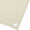 vidaXL &Eacute;cran de balcon cr&egrave;me 75x700 cm 100% polyester oxford