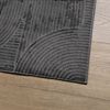 vidaXL Tapis IZA poils courts style scandinave anthracite 120x170 cm