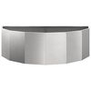 vidaXL Jardini&egrave;re Argent 120 x 60 x 35 cm Acier inoxydable