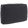vidaXL Set de coussins de palette 2 pcs Noir Tissu Oxford