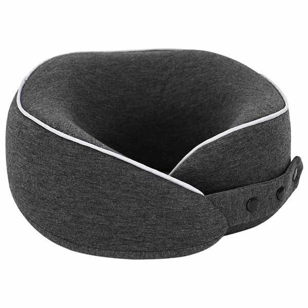 vidaXL Oreiller avec oreiller Gris fonc&eacute; 28 x 28 x 14 cm Coton