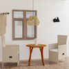 vidaXL Ensemble &agrave; manger de jardin 3 pcs Beige