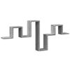 vidaXL Étagère murale sonoma gris 104,5x10x43 cm bois d'ingénierie