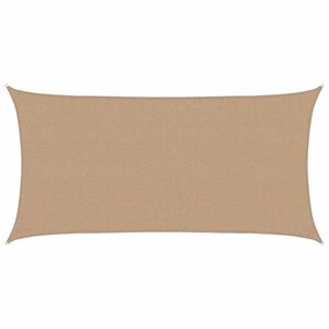 vidaXL Voile d'ombrage 160 g/m&sup2; Taupe 2,5x4,5 m PEHD