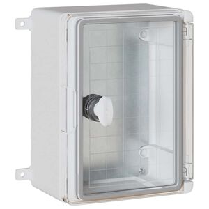 vidaXL Armoire de contr&ocirc;le Gris 25 x 13 x 24 cm Plastic ABS