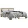 vidaXL Cadre de lit sans matelas ch&ecirc;ne sonoma 120x200 cm