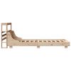 vidaXL Cadre de lit sans matelas 100x200 cm bois massif de pin